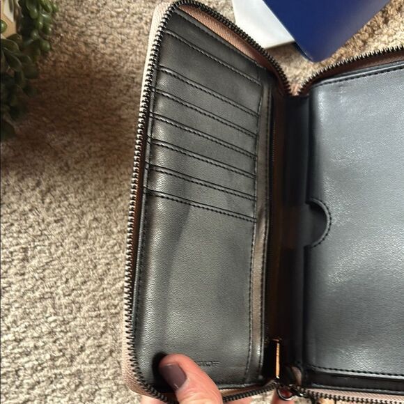 Rebecca Minkoff Taupe Leather Wristlet Wallet - Picture 8 of 16